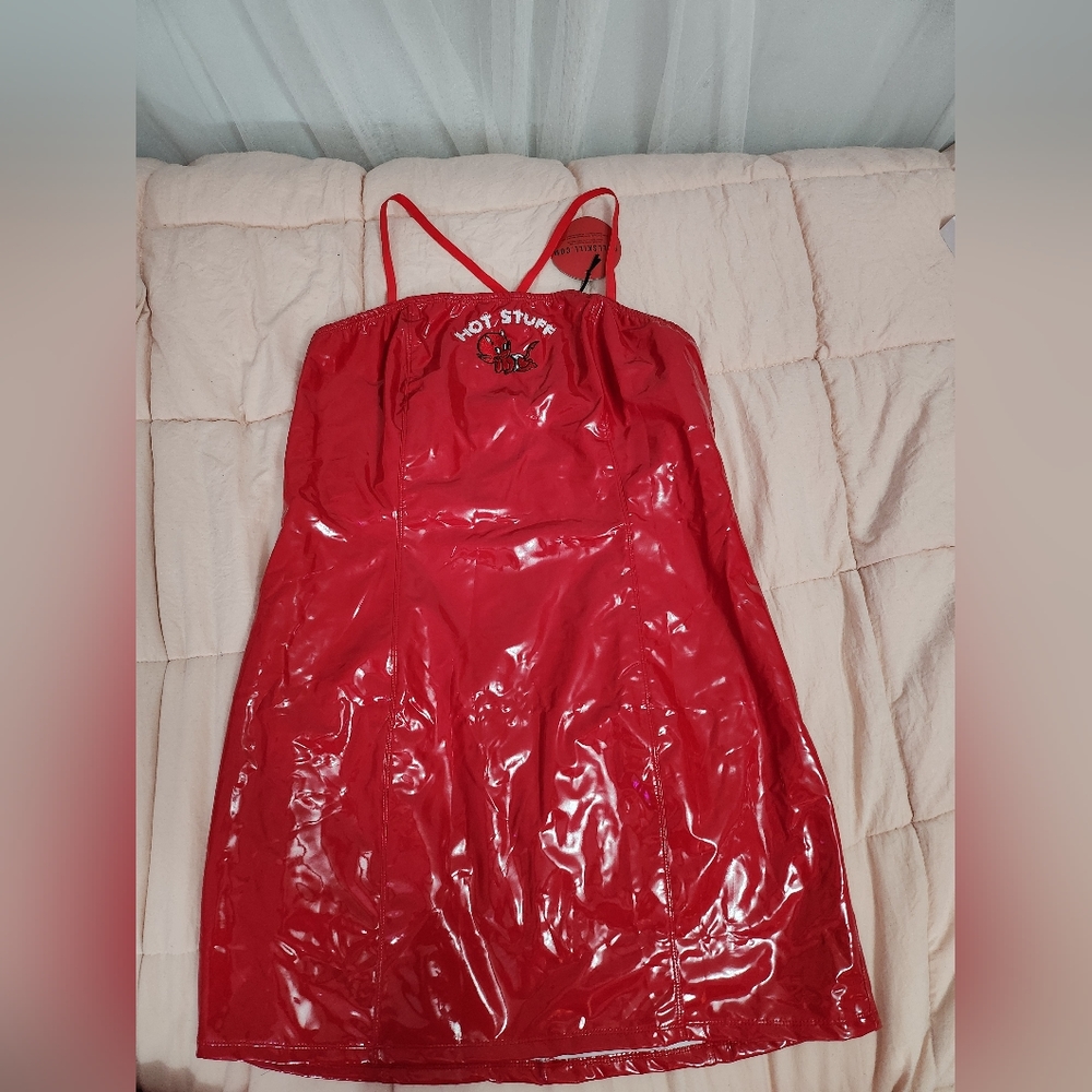Hot Stuff Casper Plus Turn Up The Heat Mini Dress Size 1x